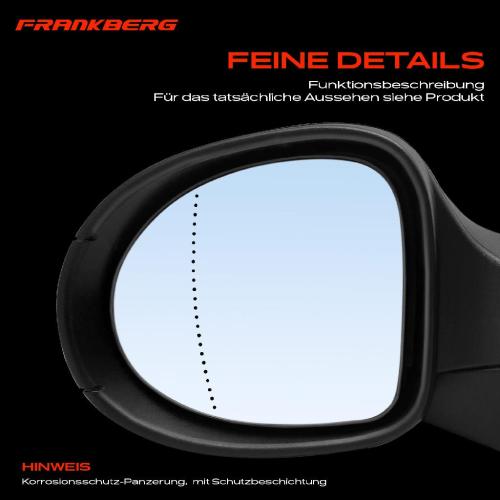 Frankberg 1x Außenspiegel Links für Renault Thalia III L8 1.0L 1.5L Bj ab 2013 Bild Frankberg 1x Außenspiegel Links für Renault Thalia III L8 1.0L 1.5L Bj ab 2013