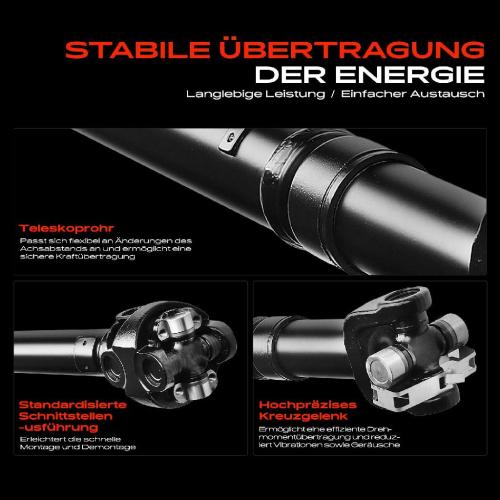 1x Kardanwelle Gelenkwelle Vorderachse für Jeep Wrangler II TJ 2.4L 2003-2006 Bild 1x Kardanwelle Gelenkwelle Vorderachse für Jeep Wrangler II TJ 2.4L 2003-2006