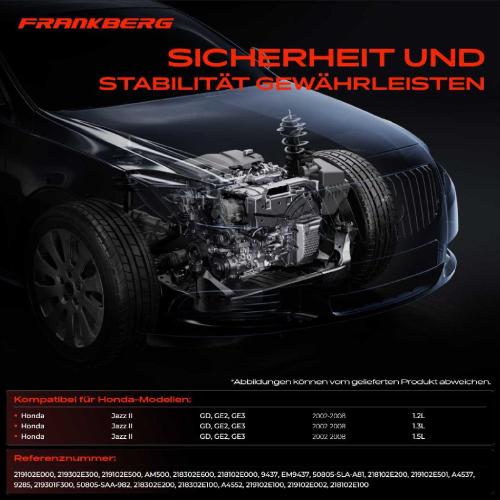 2x Motorlager Getriebelagerlager Vorne und Hinten für Honda Jazz 2 GD GE2 GE3 1.5L Bild 2x Motorlager Getriebelagerlager Vorne und Hinten für Honda Jazz 2 GD GE2 GE3 1.5L