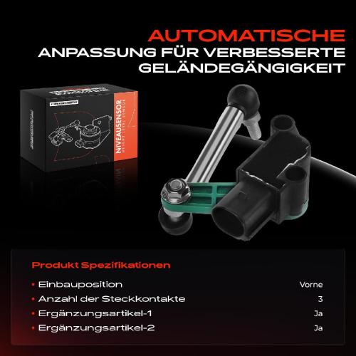 1x Höhensensor Niveauregulierung Hinten Links Rechts für VW Touareg 7P5 7P6 Porsche Cayenne Audi Q7 Bild 1x Höhensensor Niveauregulierung Hinten Links Rechts für VW Touareg 7P5 7P6 Porsche Cayenne Audi Q7