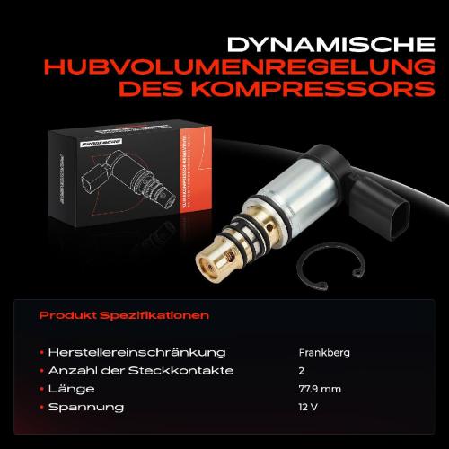 1x Kompressor Klimaanlage Regelventil für VW Golf VI 5K1 Passat Audi A3 8P1 Bild 1x Kompressor Klimaanlage Regelventil für VW Golf VI 5K1 Passat Audi A3 8P1