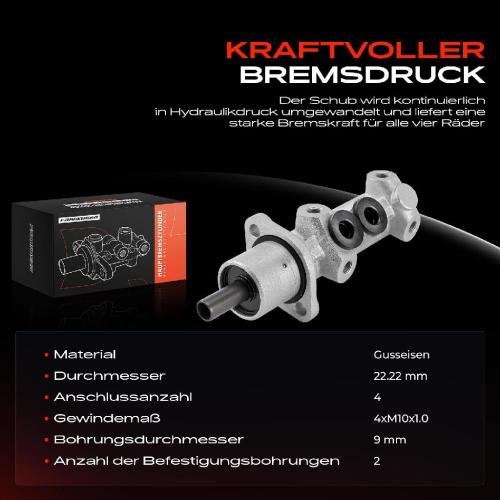 1x Hauptbremszylinder Bremszylinder für Alfa Romeo 145 GTV Fiat Bravo Punto Lancia Bild 1x Hauptbremszylinder Bremszylinder für Alfa Romeo 145 GTV Fiat Bravo Punto Lancia