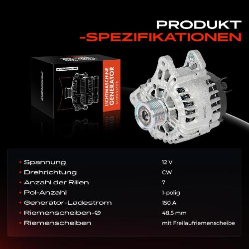 1x Lichtmaschine Generator für Dacia Duster Nissan Opel Renault Captur I Bild 1x Lichtmaschine Generator für Dacia Duster Nissan Opel Renault Captur I