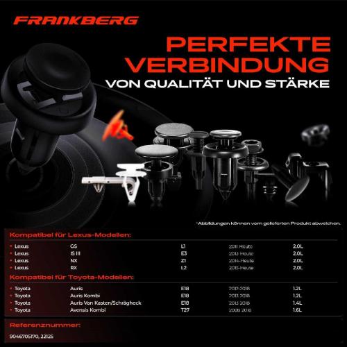 10x Befestigungsclips Stoßstange für Toyota Auris Aygo C-HR Lexus GS NX RX Bild 10x Befestigungsclips Stoßstange für Toyota Auris Aygo C-HR Lexus GS NX RX