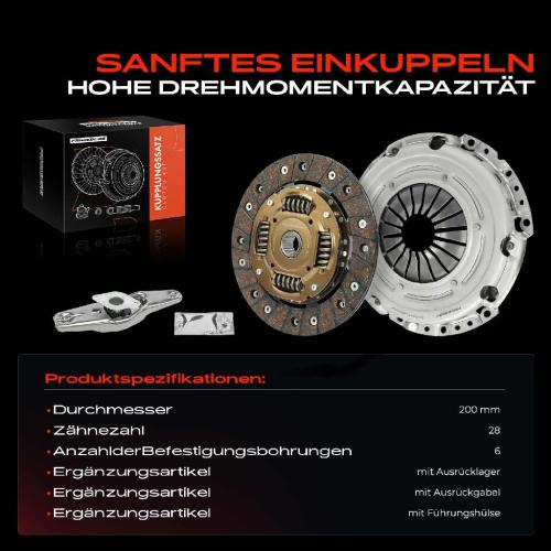 1x Kupplungssatz für VW Polo AE1 AW1 BZ1 1.0L Seat Ibiza V KJ1 KJG Bj ab 2017 Bild 1x Kupplungssatz für VW Polo AE1 AW1 BZ1 1.0L Seat Ibiza V KJ1 KJG Bj ab 2017