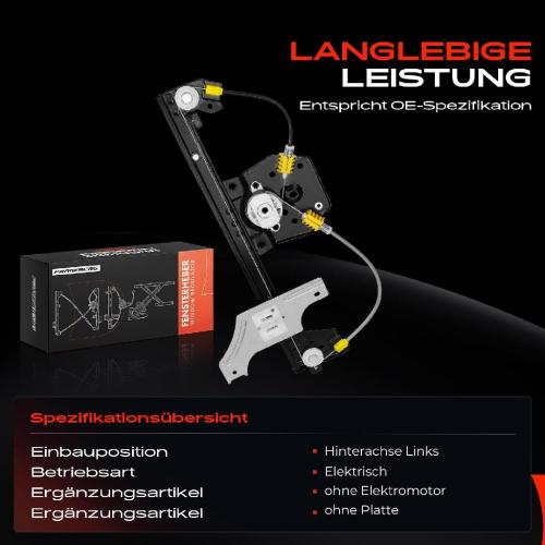 1x Fensterheber Hinten Links für Peugeot 508 8D 8E 2010-2018 Bild 1x Fensterheber Hinten Links für Peugeot 508 8D 8E 2010-2018