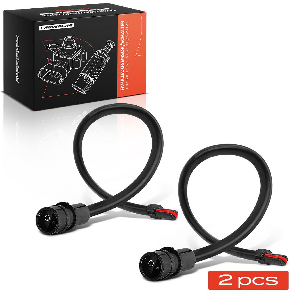 2x Warnkontakt Bremsbelagverschleiß Vorderachse für Porsche 911 Cabriolet 3.2L 1983-1989