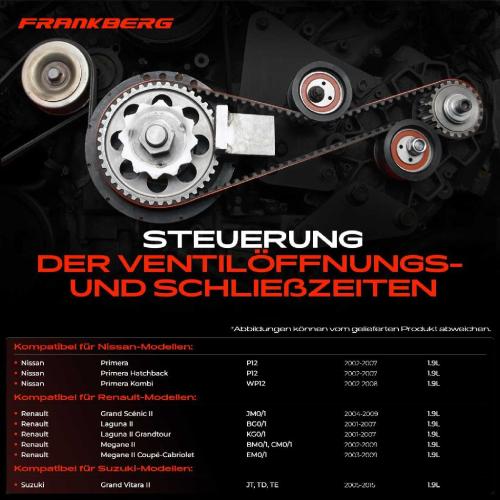 1x Zahnriemensatz Zahnriemen für Nissan Primera P12 Renault Grand Scénic II Laguna II 1.9L Bild 1x Zahnriemensatz Zahnriemen für Nissan Primera P12 Renault Grand Scénic II Laguna II 1.9L