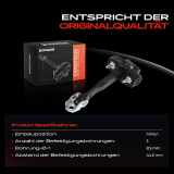 1x Türfeststeller Türfangband Türstopper Hinten für Fiat 500L 351 352 0.9L 1.3L 1.4L 1.6L Bj ab 2012