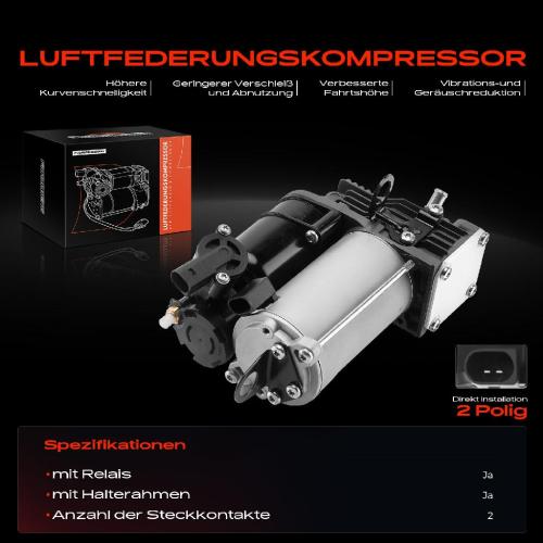 1x Luftfederung Kompressor für Mercedes Benz GL X164 ML W164 Bild 1x Luftfederung Kompressor für Mercedes Benz GL X164 ML W164