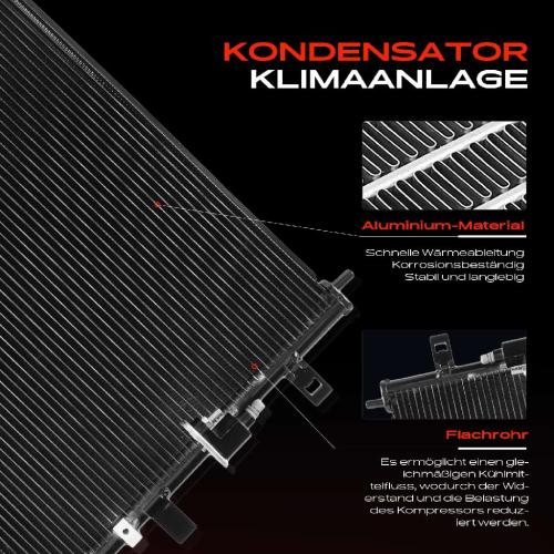 Frankberg 1x Kondensator Klimaanlage für Audi Q5 8RB A6 4G 2011-2018 2.0L Bild Frankberg 1x Kondensator Klimaanlage für Audi Q5 8RB A6 4G 2011-2018 2.0L