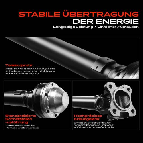 1x Kardanwelle Gelenkwelle Vorderachse für Jeep Cherokee KK 3.7L 2008-2013 Bild 1x Kardanwelle Gelenkwelle Vorderachse für Jeep Cherokee KK 3.7L 2008-2013