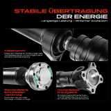 1x Kardanwelle Gelenkwelle Hinterachse für Land Rover Discovery V Van Range Sport 2.0L Bj ab 2016