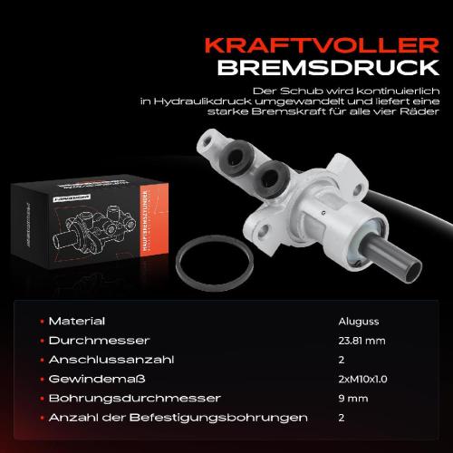 1x Hauptbremszylinder Bremszylinder für Mercedes-Benz E-Klasse W124 A124 C124 S124 Bild 1x Hauptbremszylinder Bremszylinder für Mercedes-Benz E-Klasse W124 A124 C124 S124