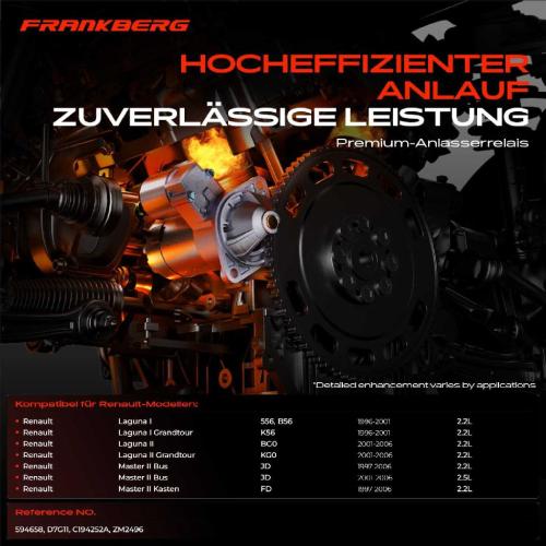1x Magnetschalter Starter für Renault Laguna 1 Grandtour Laguna 2 Master 2 Bus Bild 1x Magnetschalter Starter für Renault Laguna 1 Grandtour Laguna 2 Master 2 Bus