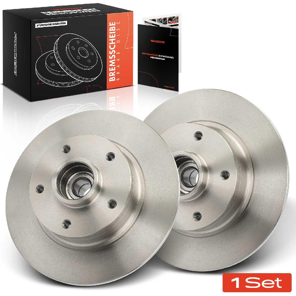 2x Bremsscheiben Hinterachse für Renault Fluence Megane CC III Coupe Grandtour Hatchback Van Schrägheck