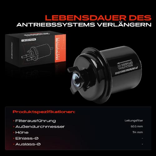 1x Kraftstofffilter für Honda Civic VI Accord V CR-V Integra Rover 400 Bild 1x Kraftstofffilter für Honda Civic VI Accord V CR-V Integra Rover 400
