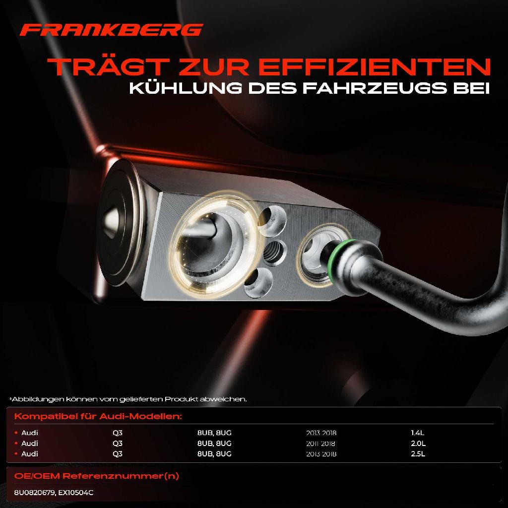 1x Expansionsventil Klimaanlage für Audi Q3 8UB 8UG 1.4L 2.0L 2.5L 2011-2018
