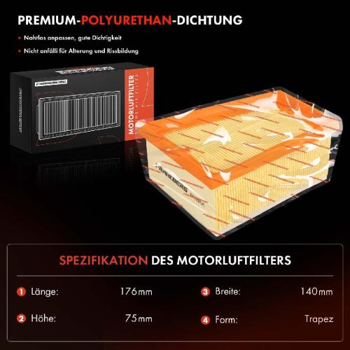 1x Luftfilter Filtereinsatz für Renault Clio Kangoo Megane Opel Vivaro Dacia Logan Nissan 1.4-2.0 Bild 1x Luftfilter Filtereinsatz für Renault Clio Kangoo Megane Opel Vivaro Dacia Logan Nissan 1.4-2.0