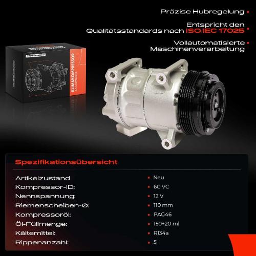 1x Klimakompressor für Fiat 500X 334 Jeep Renegade SUV B1 BU 1.4L Bild 1x Klimakompressor für Fiat 500X 334 Jeep Renegade SUV B1 BU 1.4L