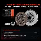 1x Kupplungssatz für Opel Agila (A) H00 Suzuki Ignis II MH Wagon R Schrägheck MA 1.2L