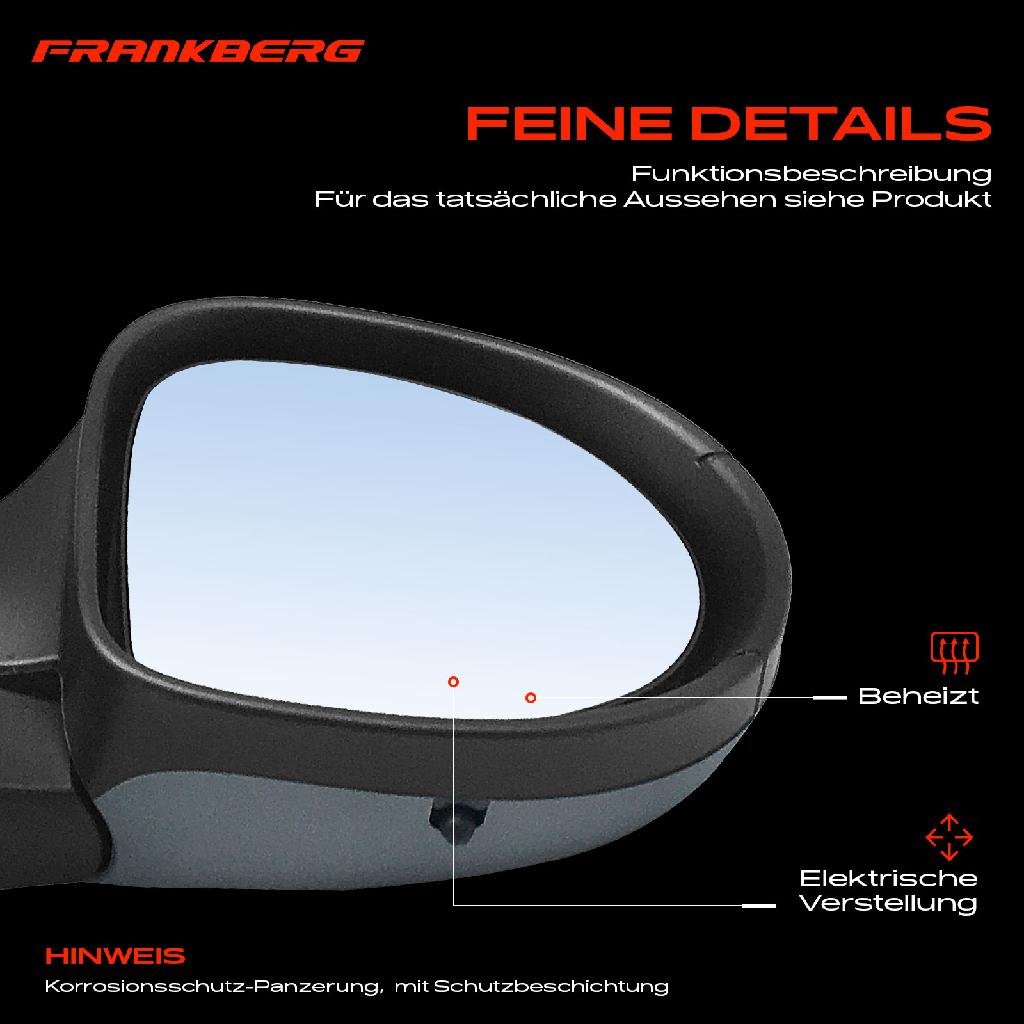 1x Außenspiegel Rechts für Renault Twingo II CN0 1.2L 1.5L 1.6L Bj ab 2007