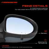 1x Außenspiegel Rechts für Renault Twingo II CN0 1.2L 1.5L 1.6L Bj ab 2007