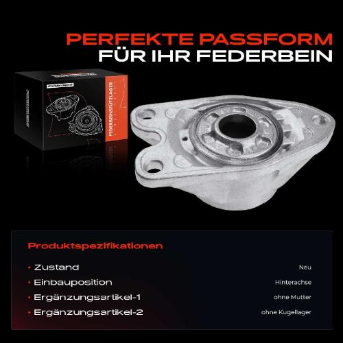 1x Domlager Federbeinstütz lager für BMW F20 F21 F22 F23 F31 F32 F39 F45 F87 Bild 1x Domlager Federbeinstütz lager für BMW F20 F21 F22 F23 F31 F32 F39 F45 F87