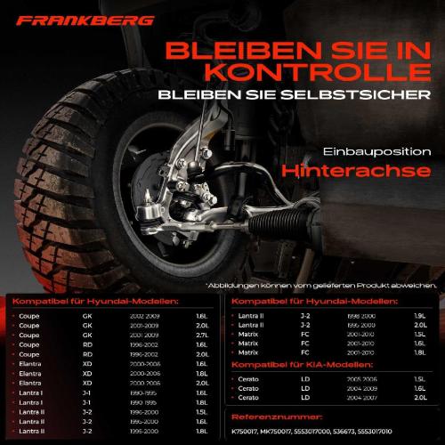 2x Koppelstange Hinterachse für Hyundai Coupe Elantra Stufenheck Lantra I II Kombi Matrix KIA Cerato Bild 2x Koppelstange Hinterachse für Hyundai Coupe Elantra Stufenheck Lantra I II Kombi Matrix KIA Cerato