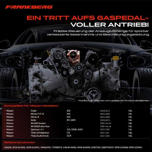 1x Drosselklappe Drosselklappenstutzen für Nissan Cube Micra C III Tiida 1.6L Bild 1x Drosselklappe Drosselklappenstutzen für Nissan Cube Micra C III Tiida 1.6L