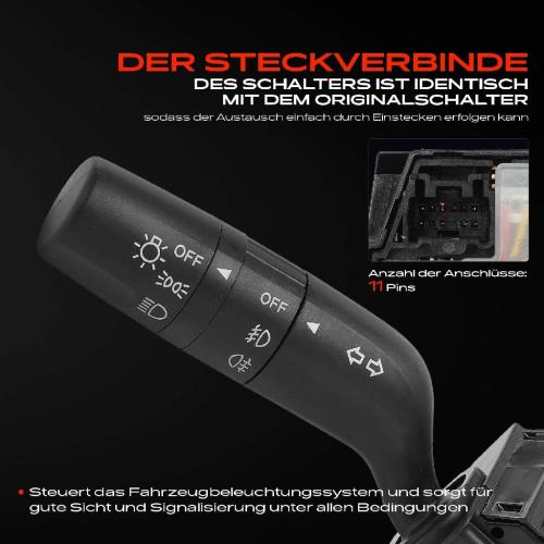1x Kombischalter Lenkstockschalter für Mazda 3 BL 3 Stufenheck 5 CW Bj ab 2008 Bild 1x Kombischalter Lenkstockschalter für Mazda 3 BL 3 Stufenheck 5 CW Bj ab 2008