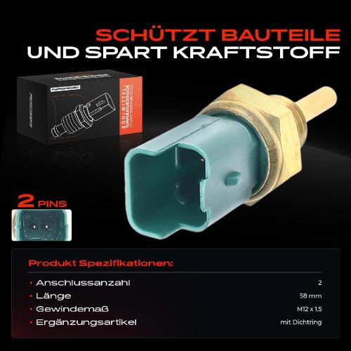 1x Kühlmitteltemperatur Sensor für Alfa Romeo 147 Fiat Croma Opel Astra H Saab 9-3 Bild 1x Kühlmitteltemperatur Sensor für Alfa Romeo 147 Fiat Croma Opel Astra H Saab 9-3