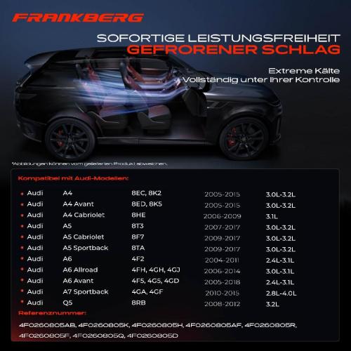 Frankberg 1x Klimakompressor für Audi A4 8K2 B8 8EC A5 A6 4F2 C6 4G5 4GD A7 4GA 4GF Bild Frankberg 1x Klimakompressor für Audi A4 8K2 B8 8EC A5 A6 4F2 C6 4G5 4GD A7 4GA 4GF