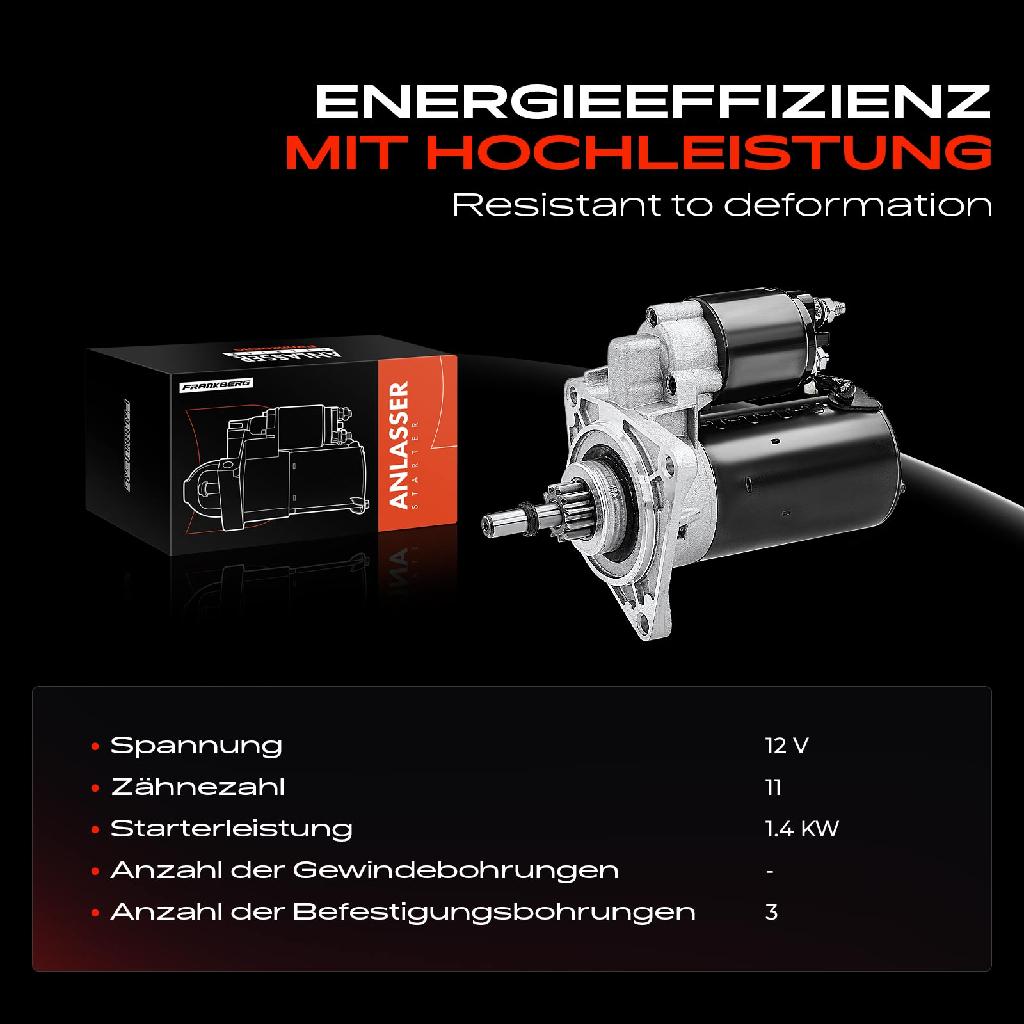 1x Anlasser Starter für Bedford Astra Van Kasten/Kombi Lada 110 111 112 Nova Kombi Samara Forma Opel