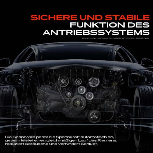 1x Spannrolle Riemenspanner für Citroën Berlingo Xsara Peugeot 206 Bipper Partner Bild 1x Spannrolle Riemenspanner für Citroën Berlingo Xsara Peugeot 206 Bipper Partner