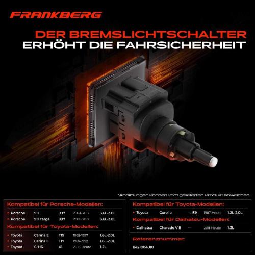 1x Bremslichtschalter für Porsche 911 Toyota 4 Runner Auris Avensis Carina E Bild 1x Bremslichtschalter für Porsche 911 Toyota 4 Runner Auris Avensis Carina E