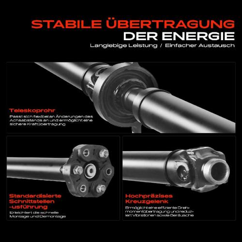 Frankberg 1x Kardanwelle Gelenkwelle Hinterachse für BMW X1 E84 2.0L 2010-2015 Bild Frankberg 1x Kardanwelle Gelenkwelle Hinterachse für BMW X1 E84 2.0L 2010-2015