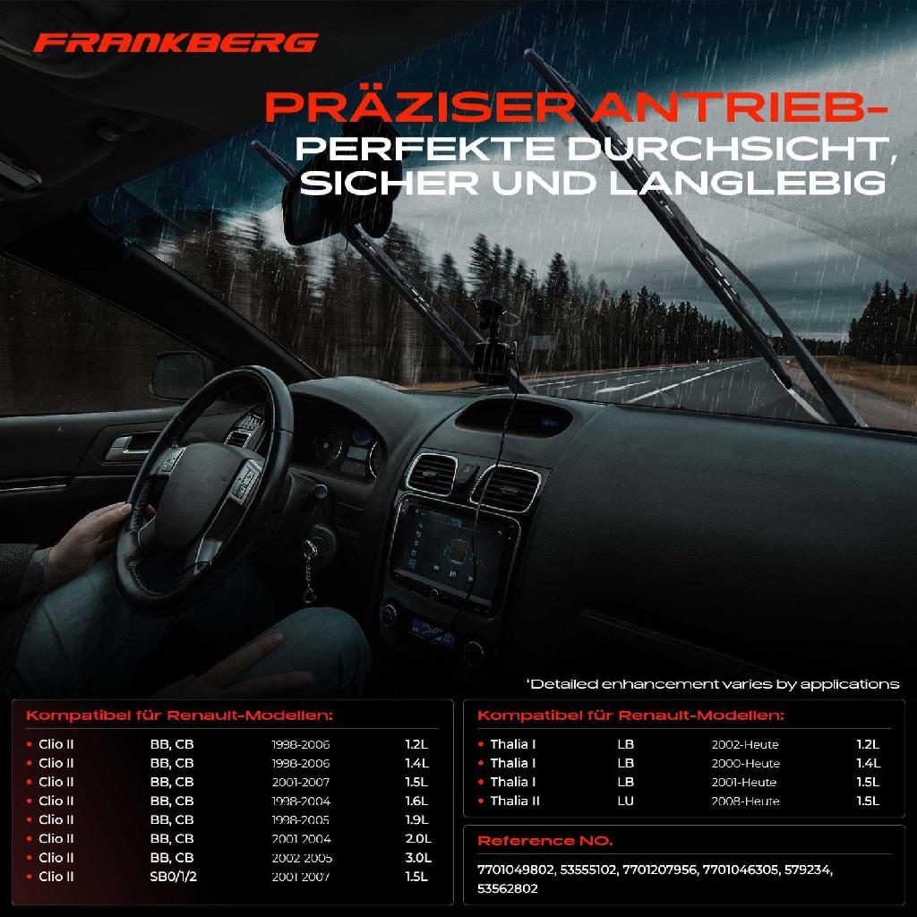 1x Wischermotor Scheibenwischermotor Vorne für Renault Clio II BB CB Thalia I II LB