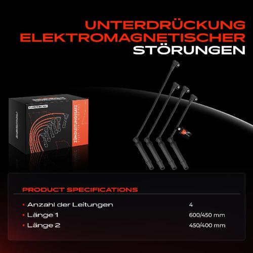 4x Zündleitungssatz Zündkabel für Renault Clio II Kangoo KC0/1 Twingo C06 CN0 Bild 4x Zündleitungssatz Zündkabel für Renault Clio II Kangoo KC0/1 Twingo C06 CN0