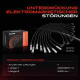 9x Zündleitungssatz Zündkabel für Mercedes-Benz S-Klasse W126 C126 SL R107