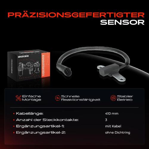 1x Kurbelwellensensor Impulsgeber für Jeep Cherokee Grand Cherokee I Wrangler I 1994-1996 2.5L 4.0L Bild 1x Kurbelwellensensor Impulsgeber für Jeep Cherokee Grand Cherokee I Wrangler I 1994-1996 2.5L 4.0L