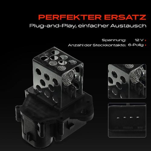 1x Widerstand Vorwiderstand Gebläsemotor für Citroën Berlingo C4 Xsara Peugeot 107 206 307 Bild 1x Widerstand Vorwiderstand Gebläsemotor für Citroën Berlingo C4 Xsara Peugeot 107 206 307