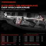 1x Wischergestänge Vorne für VW Touareg Porsche Cayenne