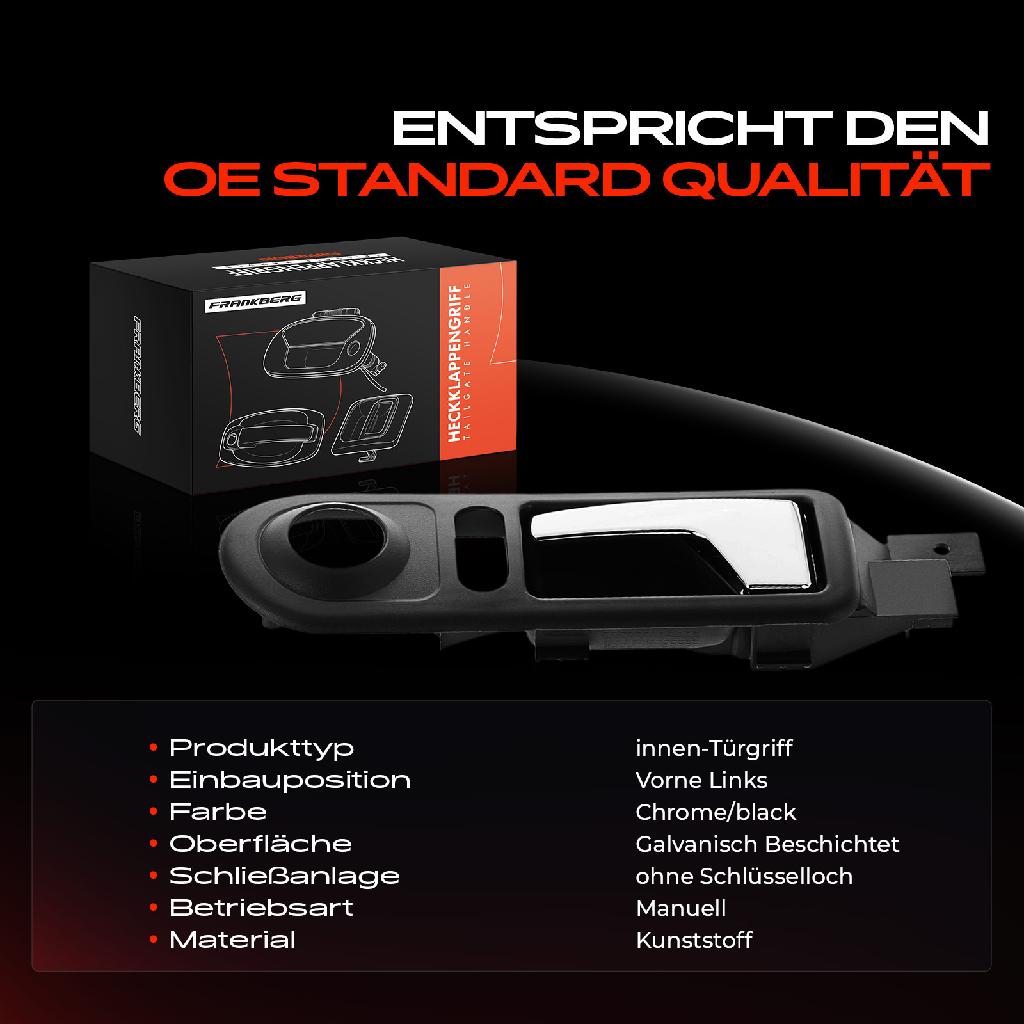 1x Türgriff Vorne Links innen für VW Golf IV Cabriolet Van Bora Variant 1.4L 1.6L 1.8L 1.9L 2.0L 1997-2013
