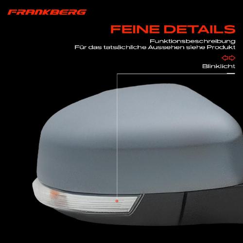 Frankberg 1x Außenspiegel Rechts für Ford Mondeo IV Stufenheck Turnier BA7 2007-2015 Bild Frankberg 1x Außenspiegel Rechts für Ford Mondeo IV Stufenheck Turnier BA7 2007-2015