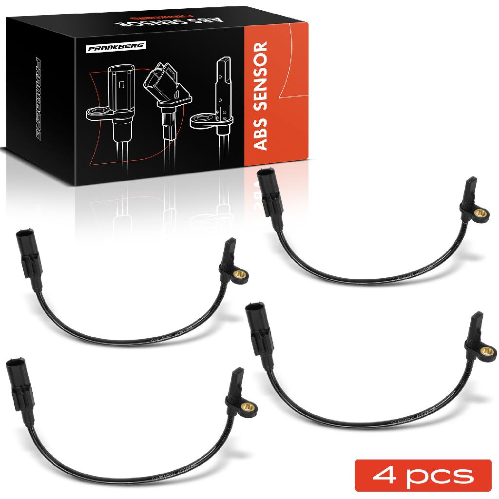 Frankberg 4x ABS Sensor vorne und hinten für Mercedes-Benz E-Klasse Cabriolet A207 Coupe C207 2.0L 2009-2016