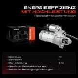 1x Anlasser Starter für BMW 5er Gran Turismo Touring F10 F07 F11 F12 F13 F01 F02 F03 F04 X5 E70 X6 E71 E72