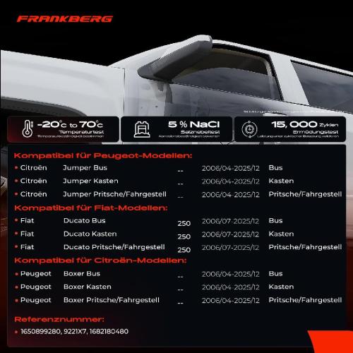 Frankberg 1x Fensterheber Vorne Links für Citroën Jumper Peugeot Boxer Fiat Ducato Bild Frankberg 1x Fensterheber Vorne Links für Citroën Jumper Peugeot Boxer Fiat Ducato