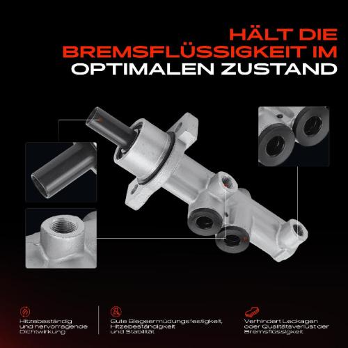 1x Hauptbremszylinder Bremszylinder für Citroën C2 JM JG C3 FC FN HB Peugeot 1007 Bild 1x Hauptbremszylinder Bremszylinder für Citroën C2 JM JG C3 FC FN HB Peugeot 1007