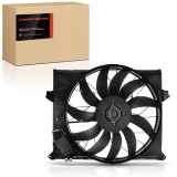 Frankberg 1x Motorkühller Einfachlüfter mit Kühlerlüfterrahmen Mercedes-Benz X164 W164 R-Klasse W251 V251